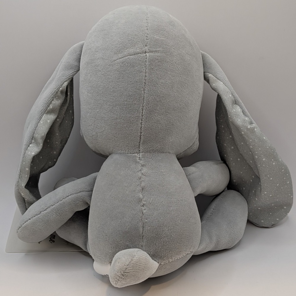 Effiki Bunny Rabbit Plush Just Hug Me Gray 2017 Dots 11" Made In Poland - Picture 2 of 11